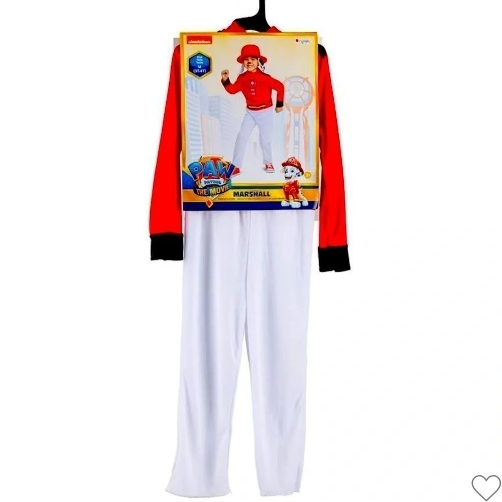 Toddler PAW Patrol Marshall Halloween Costume Jumpsuit with Headpiece 2T